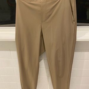 Athleta Khaki Brooklyn Ankle Pant Joggers size 8